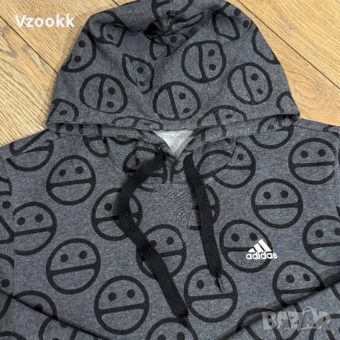 Горнище Adidas Mad Emoji | Мъжко XS , Дамско S, снимка 2 - Суичъри - 53091370