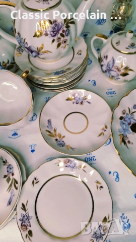 РЯДЪК! СЕРВИЗ „ЛИЛИЯ“ – ЛФЗ (СССР, 1989–1992 Г.), снимка 6 - Сервизи - 51837730