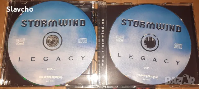 Компакт диск на МЕТЪЛ групата - Stormwind (2 - CD) – Legacy Live 2004г. Limited Edition, снимка 8 - CD дискове - 38583719