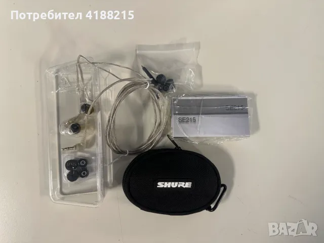 Shure SE215-CL In-Ear слушалки, снимка 3 - Слушалки и портативни колонки - 48279008