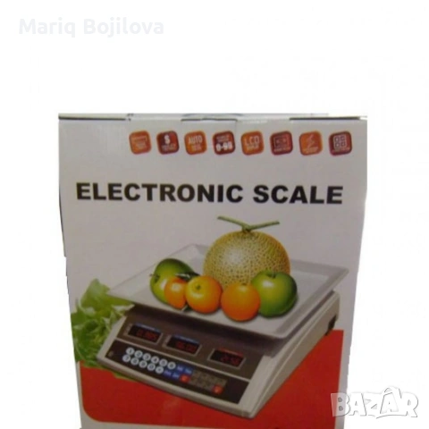 Прецизна платформена електронна везна - Кантар до 40 кг ПВЦ, снимка 4 - Други - 53625436