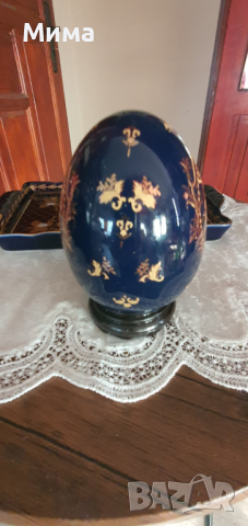 Кобалтово яйце, снимка 4 - Декорация за дома - 45023930