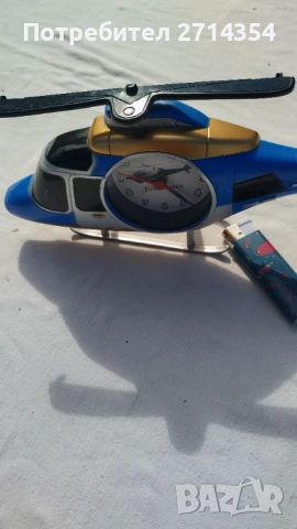 Пластмасов часовник хеликоптер , снимка 3 - Други - 51962288