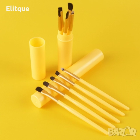 Комплект от 5 броя мини четки за сенки за очи HZS290, снимка 6 - Други - 52830717