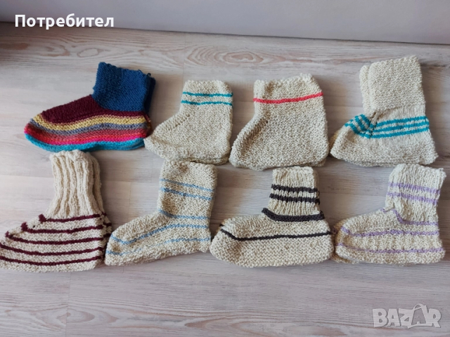 Вълнени ботушки номер 36-40, шапка и шал
