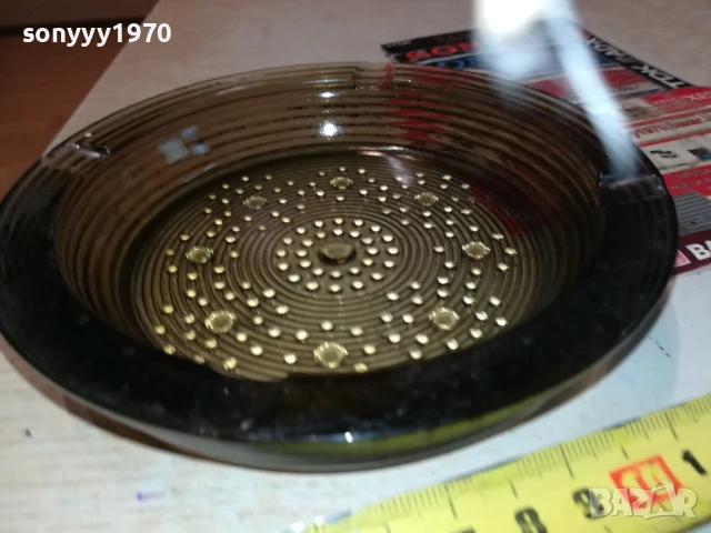 КРАСИВ ЗЕЛЕН ПЕПЕЛНИК 0606251151, снимка 18 - Антикварни и старинни предмети - 50572022