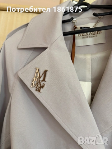 Уникално пролетно манто MAX MARA, снимка 2 - Палта, манта - 53029293