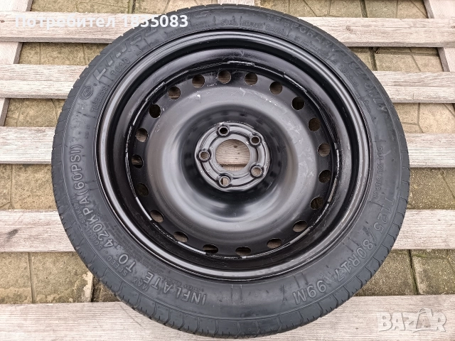 Резервна гума/патерица 17ка 5х112 BMW, снимка 2 - Гуми и джанти - 52594144