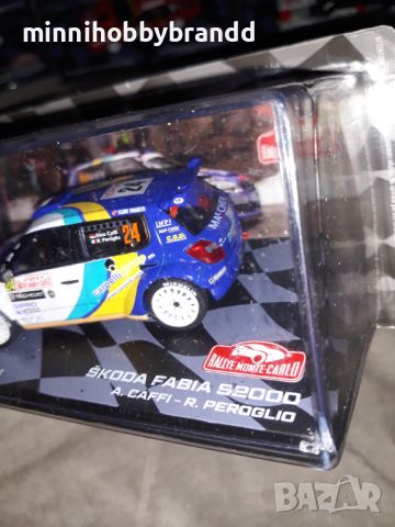 Peugeot 208 T16 R5 Skoda Fabia S2000 Renault Clio Maxi 1.43 Eaglemoss Rally Monte-Carlo, снимка 15 - Колекции - 46522825