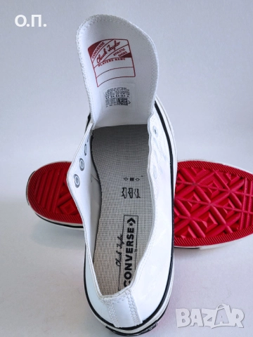 Converse Chuck Taylor 70 Ox 'White Patent' 39.5, снимка 7 - Кецове - 51600600