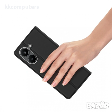 DUX DUCIS Skin Pro Кожен Калъф за Xiaomi Redmi Turbo 5 5G / Poco X8 Pro 5G - Слот за карта, Стойка, , снимка 8 - Калъфи, кейсове - 54124874