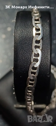 сребърна гривна , снимка 2 - Гривни - 53701236