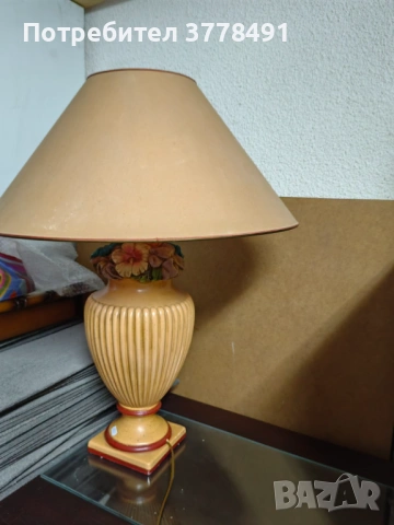 Старинна настолна лампа, снимка 2 - Настолни лампи - 53840091