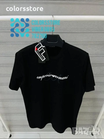 Мъжка Черна тениска Armani/IM120c