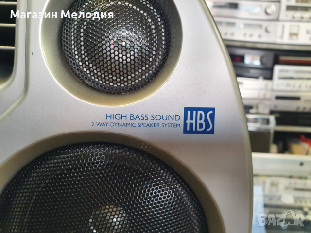1бр. Тонколона HBS High Bass Sound 2-way dynamic speaker system В отлично техническо и визуално съст, снимка 3 - Тонколони - 44951467