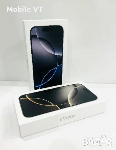 НОВ! iPhone 16 Pro 256GB Black / Natural Titanium ГАРАНЦИЯ!, снимка 1 - Apple iPhone - 49022012