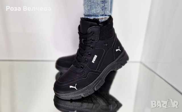 Топли дамски боти, снимка 3 - Дамски боти - 53177695