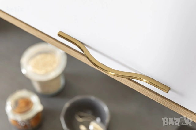 Мебелна дръжка,златен месинг, снимка 3 - Други - 53945753