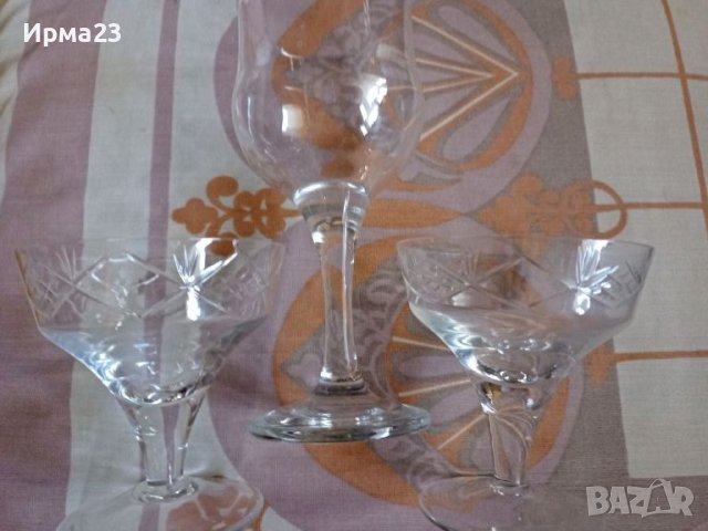 Кристални чаши , снимка 2 - Чаши - 46414197