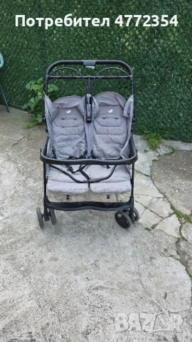 Двойна бебешка количка 