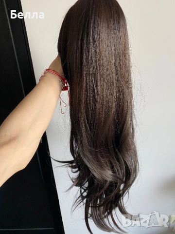 НОВА естествена перука! 100% високо качество, снимка 2 - Аксесоари за коса - 52068153