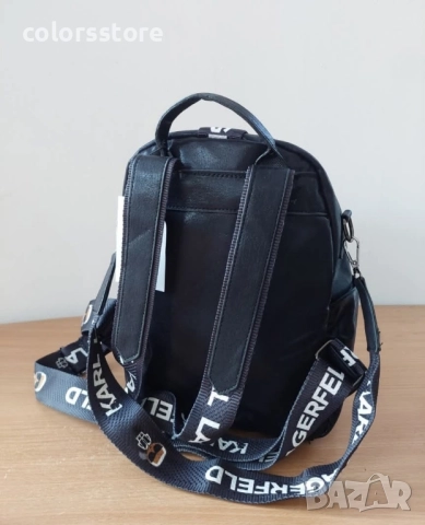 Черна раница Karl Lagerfeld/SG38k, снимка 4 - Раници - 51587872