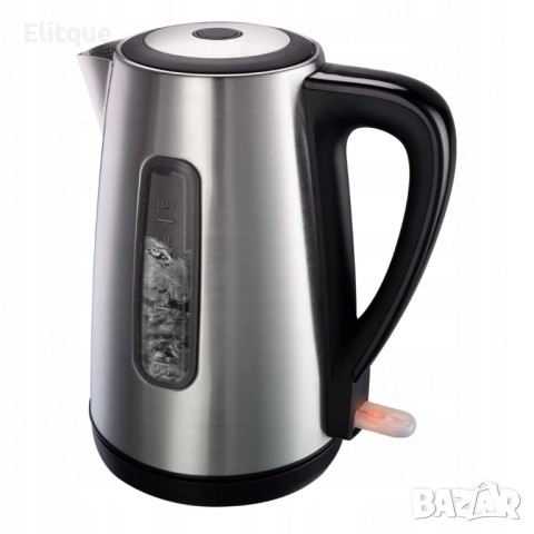 Елегантна и мощна кана за вода от неръждаема стомана – 1.7 литра с 2200 W мощност, снимка 3 - Други - 52716323