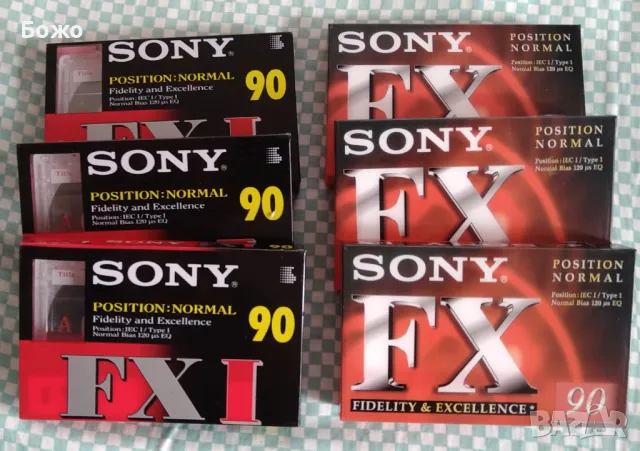 Чисто нови аудиокасети Sony HF, FX, FXI, снимка 1 - Аудио касети - 47150150