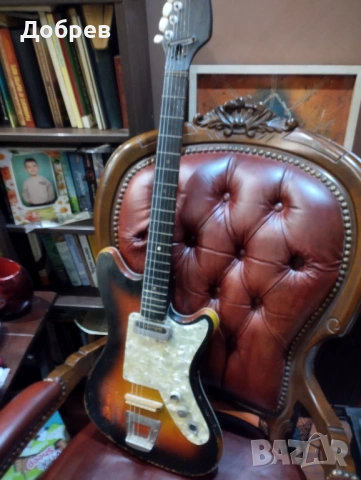 Българска електрическа китара Орфей, снимка 2 - Китари - 53606624