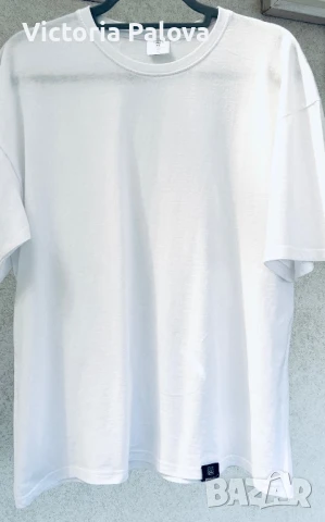 Бяла тениска ROUTE 66  памук, снимка 4 - Тениски - 50968371