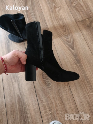 Дамски боти Mango – почти нови, стилни, снимка 5 - Дамски боти - 53923806
