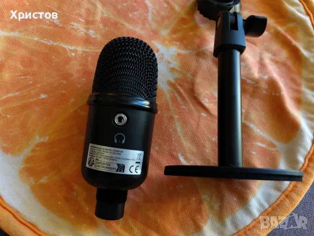 NOR-TEC Tripod microphone microphone gaming podcast high quality plug & play stream, снимка 8 - Микрофони - 47831983