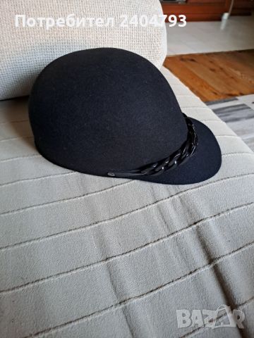 Продавам нова шапка с козирка, 100% вълна, снимка 5 - Шапки - 46370770