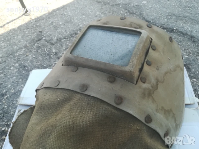 РЕТРО МАСКА ЗА ЗАВАРКИ-АНТИКА/РЕЛИКВА 1206251616, снимка 13 - Антикварни и старинни предмети - 50644094