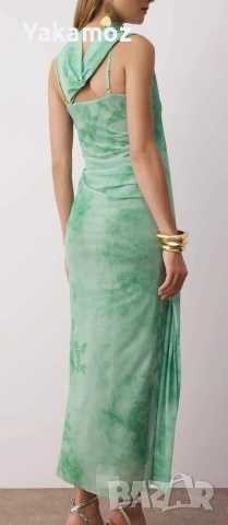 дамска рокля с шал, снимка 2 - Рокли - 54290771