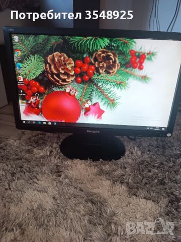 Монитор PHILIPS 191V2 19" WIDE MONITOR LCD SCREEN CASE POS DVR VGA COMPUTER PC, снимка 4 - Монитори - 46101427