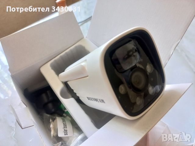 wi-fi соларна SUPER HD камера с батерия и слънчев панел , снимка 1 - HD камери - 46587234