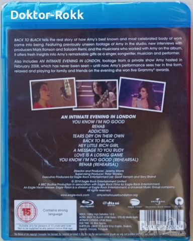 Amy Winehouse – Back To Black (2013, Blu-ray), снимка 2 - DVD дискове - 46490921