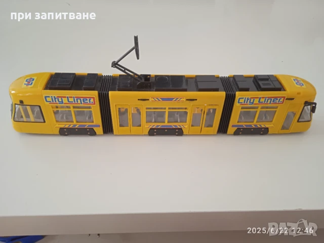 Голям трамвай Dickie, 46 см., снимка 6 - Коли, камиони, мотори, писти - 50754834