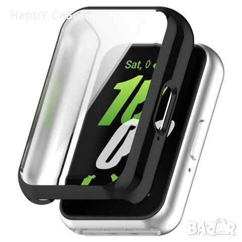 Samsung Galaxy Fit3 / Мек TPU силиконов кейс с протектор, снимка 5 - Смарт гривни - 45843581