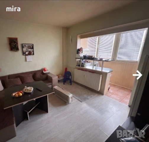 Тристаен апартамент преустроен от двустаен ж.к. Връбница 1, до метро Бели Дунав