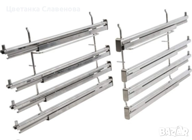 Телескопични удължители за фурна 60 см./чекмедже 4 PCS ,926559002 xz00057, снимка 5 - Печки, фурни - 53112024