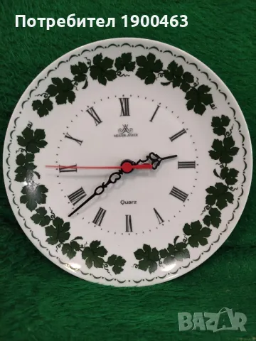 Meister Anker.Порцелан., снимка 2 - Стенни часовници - 50388907