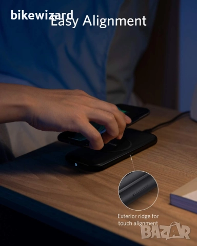 Безжично зарядно устройство Anker, PowerWave Base Pad 10w max НОВО, снимка 7 - Оригинални зарядни - 52741821