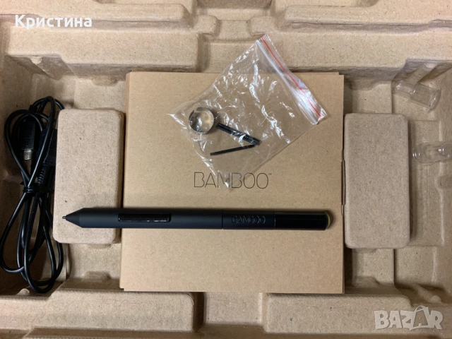 Графичен таблет WACOM Bamboo Pen CTL-470K Пълен комплект!, снимка 10 - Таблети - 52350404