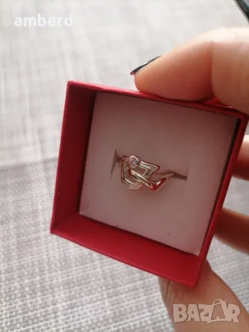 Сребърен пръстен - модел KR005, снимка 2 - Пръстени - 50397811