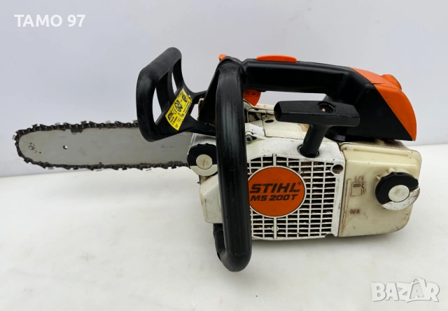 Stihl MS 200 T - Бензинова кастрачка / резачка за дърва, снимка 3 - Моторни триони/резачки - 53367289