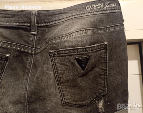 Оригинална дънкова пола Guess, снимка 4 - Поли - 45680183