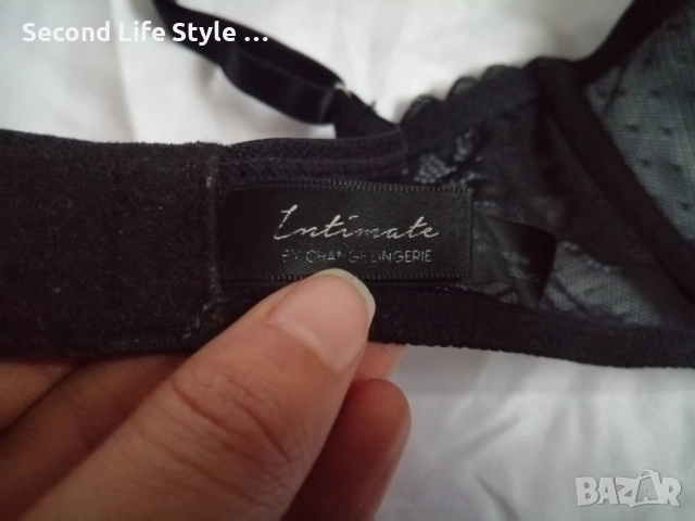 60H черен дантелен сутиен марка Change Lingerie (колекция Intimate), снимка 14 - Бельо - 52899953