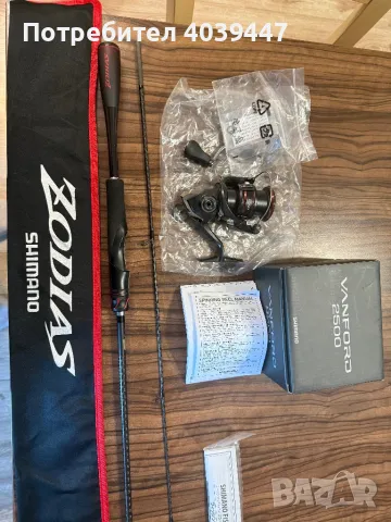 Shimano Vanford 2500 + Shimano Zodias 264UL 2-7g, снимка 3 - Такъми - 49370710